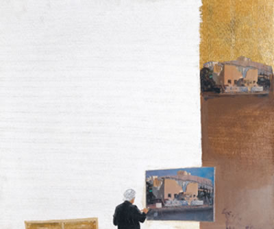 Portrait of Spyros Vassiliou: Self-portrait