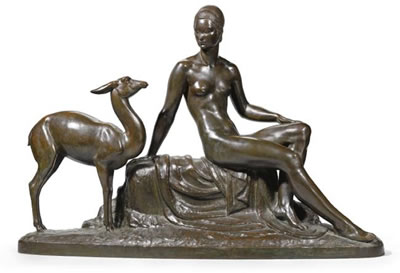 FEMME ET BICHE (WOMAN WITH A DEER)