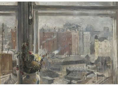 VIEW THROUGH A WINDOW, MOSCOW