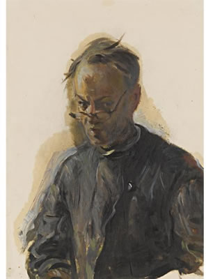 Portrait of Solomon Nikritin: Self-portrait
