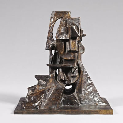 CUBIST BUST by Otto Gutfreund - Auction record, sale price, and art valuation. Compare with similar artists and explore comparable artworks.