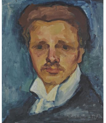 Portrait of Antonin Prochazka: Self-portrait