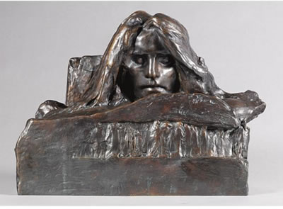 STUDY FOR A TOMB SCULPTURE AT VYSEHRAD (STUDIE NÁHROBKU PRO VYŠEHRAD)