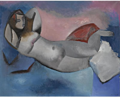 RECLINING NUDE by Jan Bauch - Auction record, sale price, and art valuation. Compare with similar artists and explore comparable artworks.