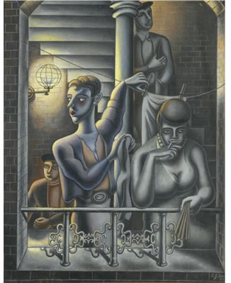 THE COMMON STAIR by Edward Burra - Auction record, sale price, and art valuation. Compare with similar artists and explore comparable artworks.