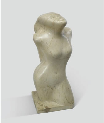 Sample artwork by Leon Underwood (1890 - 1975), known for nude figure drawing, abstact figure sculpture, illustration, etching - View similar artists and auction records
