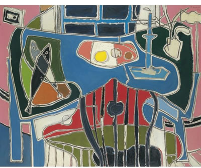 THE BLUE TABLE WITH WINDOW