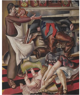 WORKMEN IN THE HOUSE by Stanley Spencer - Auction record, sale price, and art valuation. Compare with similar artists and explore comparable artworks.
