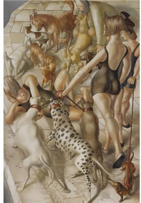 THE BATHING POOL, DOGS