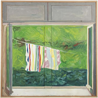 FENSTERBILD (WINDOW PAINTING) by Norbert Tadeusz - Auction record, sale price, and art valuation. Compare with similar artists and explore comparable artworks.