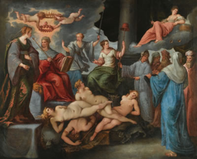 TRIUMPH OF THE VIRTUES OVER THE VICES by Paolo Fiammingo - Auction record, sale price, and art valuation. Compare with similar artists and explore comparable artworks.