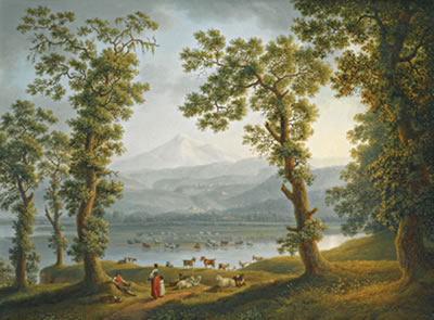 A VIEW ACROSS THE VOLTURNO RIVER TOWARDS ALIFE, PIEDIMONTE MATESE, AND THE MATESE MOUNTAINS RISING BEYOND?