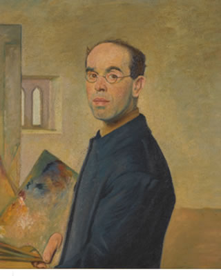 Portrait of Sir William Rothenstein: Self-portrait