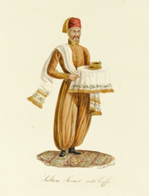 COSTUMES OF MALTA, ALGIERS, ATHENS AND TURKEY. [MALTA, C.1835] (10)
