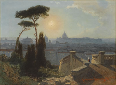ROME, FROM THE TRINITA DI MONTI