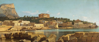VIEW OF ACQUASANTA, PALERMO by Francesco Lojacono - Auction record, sale price, and art valuation. Compare with similar artists and explore comparable artworks.