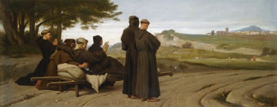 SAINT FRANCOIS D'ASSISE TRANSPORTE MOURANT A SAINTE-MARIE DES ANGES, BENIT LA VILLE D'ASSISE by Francois Leon Benouville - Auction record, sale price, and art valuation. Compare with similar artists and explore comparable artworks.