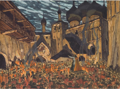 SET DESIGN FOR ACT I OF PSKOVITYANKA