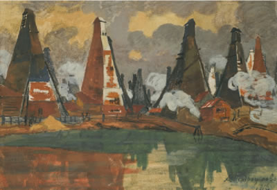 OIL RIGS NEAR BAKU