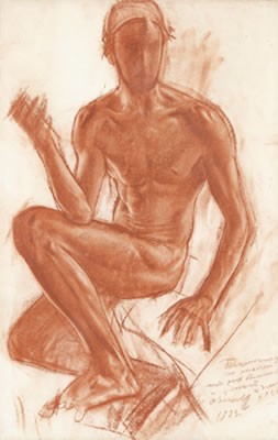 Portrait of Alexandre Evgenevich Yakovlev: Self-portrait