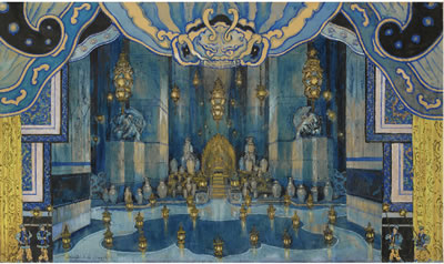SET DESIGN FOR ACT II OF LE ROSSIGNOL by Alexandre Nikolaevich Benois - Auction record, sale price, and art valuation. Compare with similar artists and explore comparable artworks.