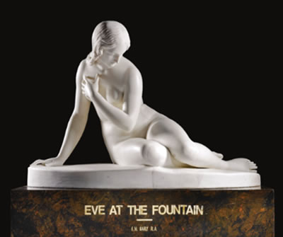 EVE AT THE FOUNTAIN by Edward Hodges Bailey - Auction record, sale price, and art valuation. Compare with similar artists and explore comparable artworks.