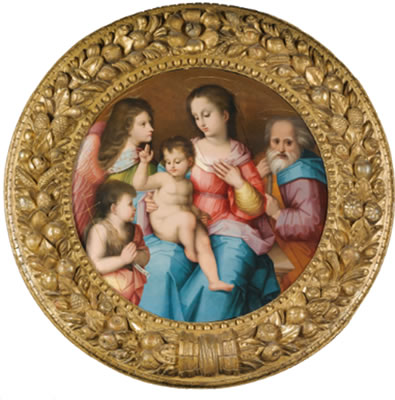 THE HOLY FAMILY WITH THE INFANT SAINT JOHN THE BAPTIST AND AN ANGEL by Andrea Piccinelli IL Brescianino - Auction record, sale price, and art valuation. Compare with similar artists and explore comparable artworks.
