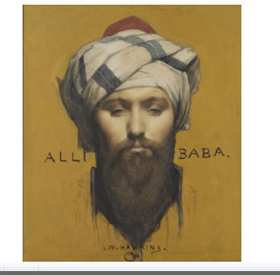 ALLI BABA by Louis Welden Hawkins - Auction record, sale price, and art valuation. Compare with similar artists and explore comparable artworks.