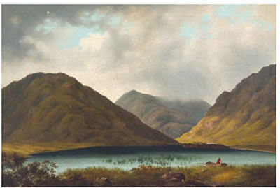 Sample artwork by James Arthur O'Connor (1792 - 1841), known for landscape painting, etching - View similar artists and auction records