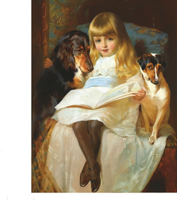 THE FAVOURITE STORY, A GORDON SETTER AND A JACK-RUSSELL