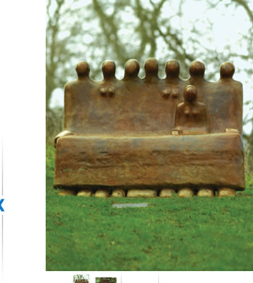 Sample artwork by Peter Hayes (Born 1946), known for sculptor-ceramic form - View similar artists and auction records