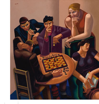 Sample artwork by William Roberts (1895 - 1980), known for military theme, figur, genre painting, teaching - View similar artists and auction records