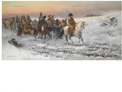 RETREAT FROM BORODINO by Pjotr Stojanow - Auction record, sale price, and art valuation. Compare with similar artists and explore comparable artworks.