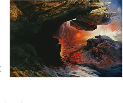 THE TRAGIC CONVERSION OF SALVADOR DALÍ (AFTER JOHN MARTIN)