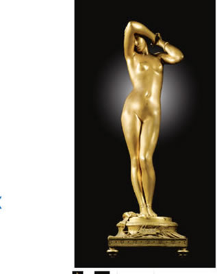 Sample artwork by Alexandre Falguiere (1831 - 1900), known for portrait painting, allegorical figure sculpture, teaching - View similar artists and auction records