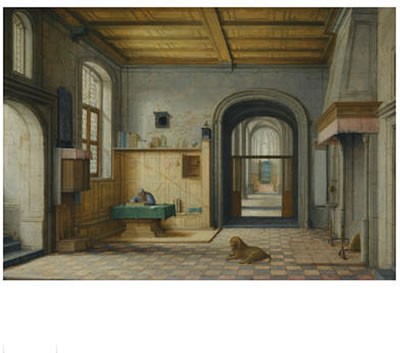 Sample artwork by Hendrick van Steenwijk II (1580 - 1649), known for architectural paintings, religious, allegorical - View similar artists and auction records