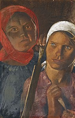 THE FIELD WORKERS A. FEDOROVA AND A. EGOROVA