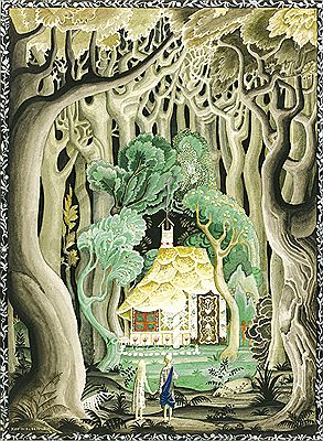 "THEY SAW THAT THE COTTAGE WAS MADE OF BREAD AND CAKES"