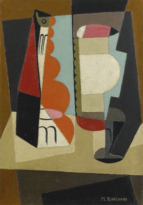 NATURE MORTE CUBISTE