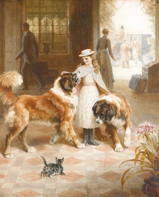 A HEARTY WELCOMING by Helena Maguire - Auction record, sale price, and art valuation. Compare with similar artists and explore comparable artworks.