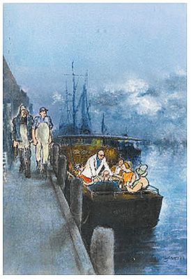 EVENING DINNER IN A BOAT