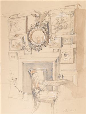 ANNABEL'S, THE FIREPLACE