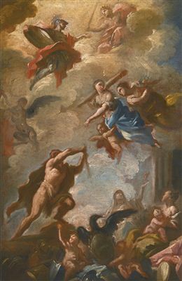 THE TRIUMPH OF HERCULES by Domenico Mondo - Auction record, sale price, and art valuation. Compare with similar artists and explore comparable artworks.