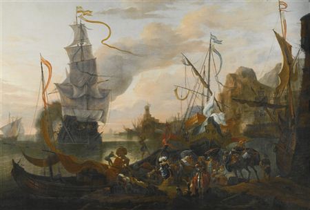A LEVANTINE HARBOUR by Hendrik Van Minderhout - Auction record, sale price, and art valuation. Compare with similar artists and explore comparable artworks.