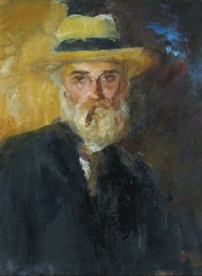 Portrait of John Butler Yeats: Self-portrait