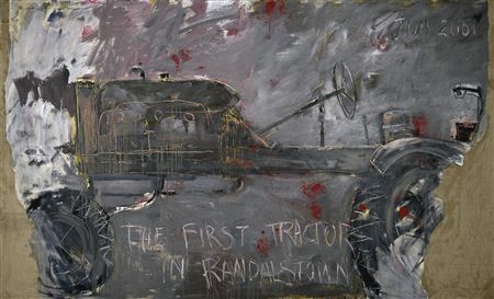 FIRST TRACTOR IN RANDALSTOWN by Basil Blackshaw - Auction record, sale price, and art valuation. Compare with similar artists and explore comparable artworks.