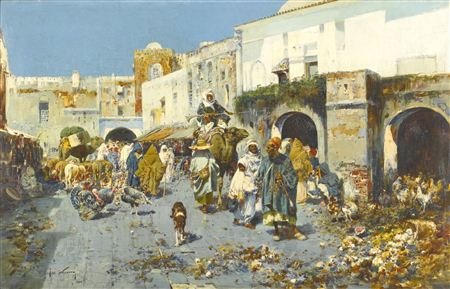 A BUSTLING STREET
