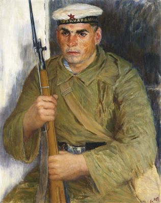 PORTRAIT OF A RED FLEET SAILOR by Vladimir Vasilievich Lebedev - Auction record, sale price, and art valuation. Compare with similar artists and explore comparable artworks.