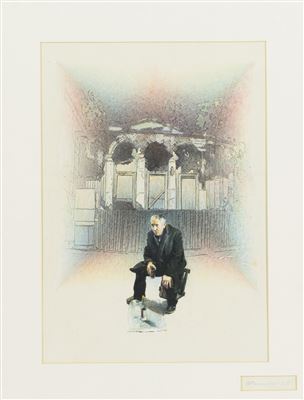 Portrait of Oleg Vassiliev: Self-portrait