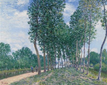 BORDS DU LOING PRÈS DE MORET